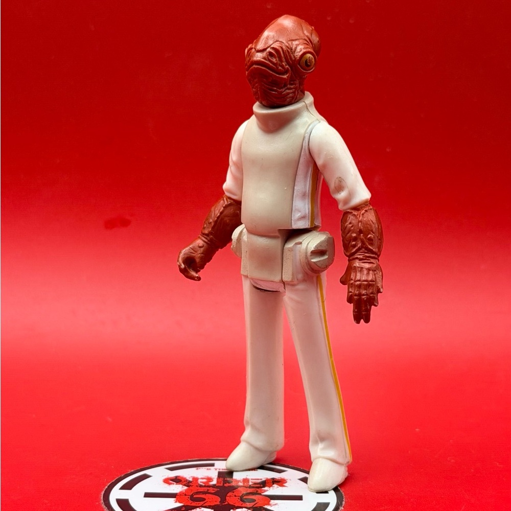 Star Wars ADMIRAL ACKBAR Vintage Kenner Action Figure • Hong Kong 1983